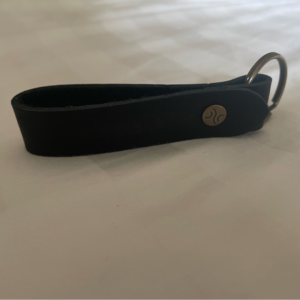 Leather keychain